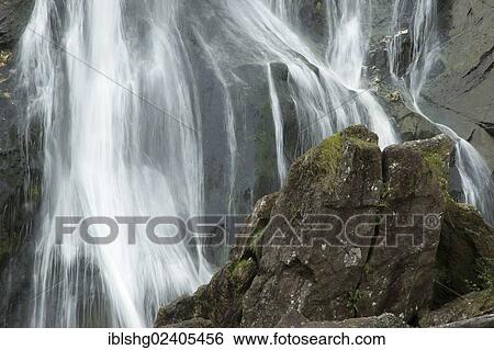 "Powerscourt Waterfall, County Wicklow, Ireland, Europe" View Large Photo Image Stock Photograph - "Powerscourt Waterfall, County Wicklow, Ireland, Europe". Fotosearch