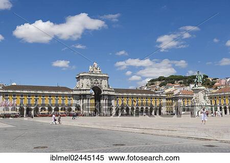 "Praca do Comercio, Commerce Square, Terreiro do Paco, Palace Square, Lisboa, Lisbon, Portugal, Europe" View Large Photo Image Stock Photography - "Praca do Comercio, Commerce Square, Terreiro do Paco, Palace Square, Lisboa, Lisbon, Portugal, Europe". Fotosearch