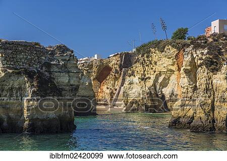 Praia Dona Ana, Lagos, Algarve, Portugal, Europe View Large Photo Image Stock Photo - Praia Dona Ana, Lagos, Algarve, Portugal, Europe. Fotosearch