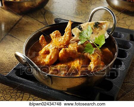 "Prawn Makhani curry and rice, Indian food" View Large Photo Image Stock Photo - "Prawn Makhani curry and rice, Indian food". Fotosearch