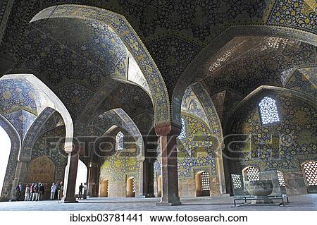 "Prayer hall of Imam Mosque, Isfahan, Isfahan Province, Persia, Iran, Asia" View Large Photo Image Stock Image - "Prayer hall of Imam Mosque, Isfahan, Isfahan Province, Persia, Iran, Asia". Fotosearch