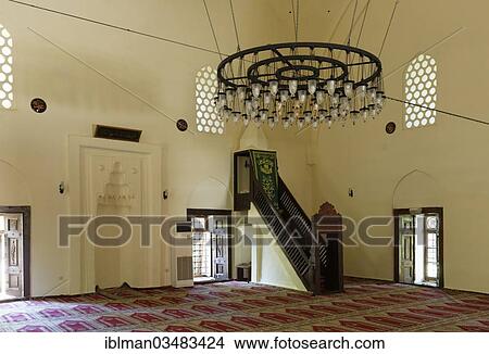 "Prayer room of Sueleymaniye Mosque on Castle Hill, Alanya, Turkish Riviera, Province of Antalya, Mediterranean Region, Turkey, Asia" View Large Photo Image Picture - "Prayer room of Sueleymaniye Mosque on Castle Hill, Alanya, Turkish Riviera, Province of Antalya, Mediterranean Region, Turkey, Asia". Fotosearch