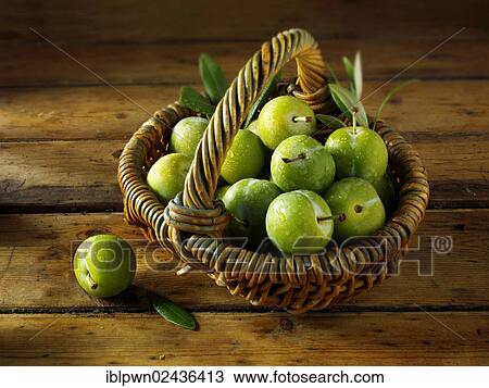 Stock Image - Precious fresh plums. Fotosearch