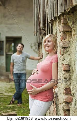 Pregnant woman with her husband View Large Photo Image Stock Image - Pregnant woman with her husband. Fotosearch