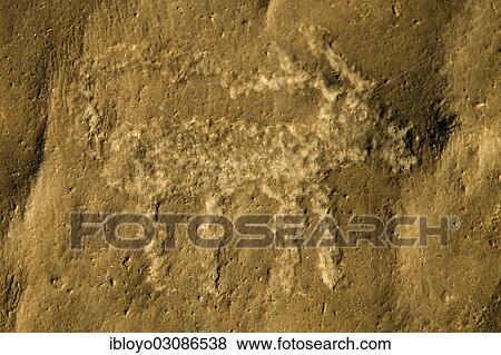 Stock Photo - "Prehistoric rock art, Wadi Qida, Musandam, Oman, Asia". Fotosearch