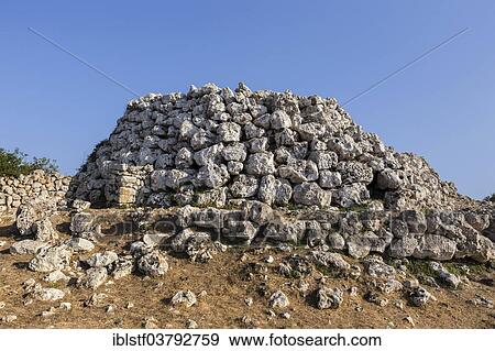 "Prehistoric Talaiot or Talayot, Es Migjorn Gran, Minorca, Menorca, Balearic Islands, Spain, Europe" View Large Photo Image Stock Photo - "Prehistoric Talaiot or Talayot, Es Migjorn Gran, Minorca, Menorca, Balearic Islands, Spain, Europe". Fotosearch