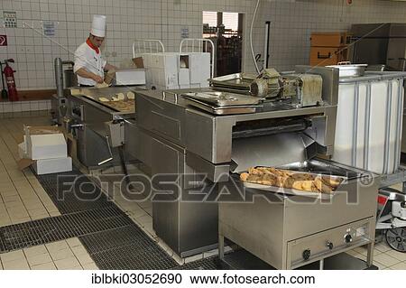 "Preparation of ready-made frozen chips in the commercial kitchen of the Student Union of the Free University of Berlin, Berlin, Berlin, Germany, Europe" View Large Photo Image Stock Image - "Preparation of ready-made frozen chips in the commercial kitchen of the Student Union of the Free University of Berlin, Berlin, Berlin, Germany, Europe". Fotosearch