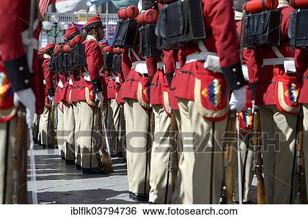 "Presidential Guard in historical uniform on Plaza Murillo square, La Paz, Bolivia, South America" View Large Photo Image Stock Photograph - "Presidential Guard in historical uniform on Plaza Murillo square, La Paz, Bolivia, South America". Fotosearch