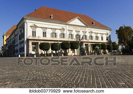 "Presidential Palace Sandor Palace on Castle Hill, Budapest, Hungary, Europe" View Large Photo Image Stock Photo - "Presidential Palace Sandor Palace on Castle Hill, Budapest, Hungary, Europe". Fotosearch
