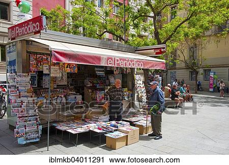 "Press point in the Gothic Quarter of Barcelona, ​​Catalonia, Spain, Europe" View Large Photo Image Stock Image - "Press point in the Gothic Quarter of Barcelona, ​​Catalonia, Spain, Europe". Fotosearch