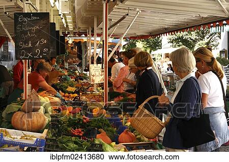 Stock Image - Prien Market, Chiemgau, Upper Bavaria, Germany, Europe. Fotosearch