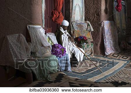 "Priest, altar area of a Coptic Church, Lalibela, Ethiopia, Africa" View Large Photo Image Stock Image - "Priest, altar area of a Coptic Church, Lalibela, Ethiopia, Africa". Fotosearch