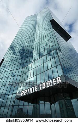 "Prime Tower, at 126 meters the tallest building in Switzerland, Zurich, Canton of Zurich, Switzerland, Europe" View Large Photo Image Picture - "Prime Tower, at 126 meters the tallest building in Switzerland, Zurich, Canton of Zurich, Switzerland, Europe". Fotosearch