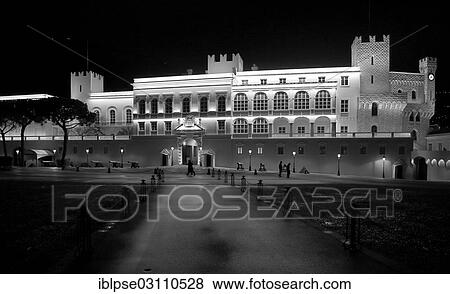"Prince's Palace in the evening, Altstadt Monaco, Furstentum Monaco, Monaco, Europe" View Large Photo Image Stock Photo - "Prince's Palace in the evening, Altstadt Monaco, Furstentum Monaco, Monaco, Europe". Fotosearch