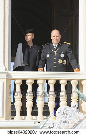 "Princess Charlene and Prince Albert II. of Monaco at the Prince's Palace on Fete du Prince national holiday, Principality of Monaco" View Large Photo Image Stock Photo - "Princess Charlene and Prince Albert II. of Monaco at the Prince's Palace on Fete du Prince national holiday, Principality of Monaco". Fotosearch