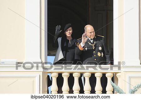 "Princess Charlene and Prince Albert II. of Monaco at the Prince's Palace on Fete du Prince national holiday, Principality of Monaco" View Large Photo Image Stock Photograph - "Princess Charlene and Prince Albert II. of Monaco at the Prince's Palace on Fete du Prince national holiday, Principality of Monaco". Fotosearch