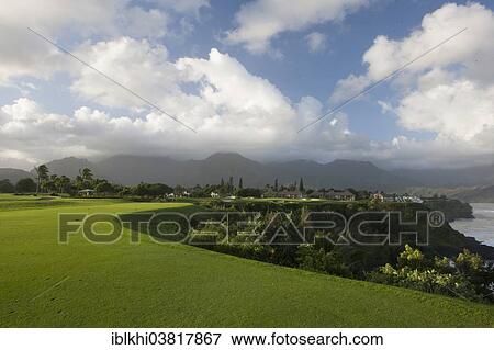 "Princeville Golf Course, Kauai, Hawaii, United States, North America" View Large Photo Image Stock Photo - "Princeville Golf Course, Kauai, Hawaii, United States, North America". Fotosearch