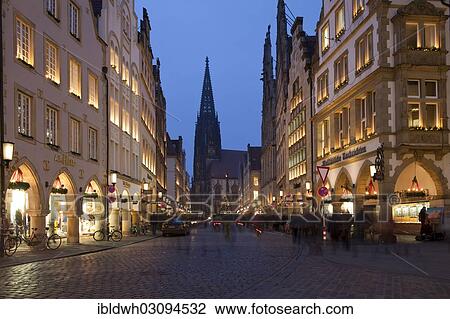"Prinzipalmarkt street with St. Lamberti Church, at Christmas, Munsterland, North Rhine-Westphalia, Germany, Europe" View Large Photo Image Stock Image - "Prinzipalmarkt street with St. Lamberti Church, at Christmas, Munsterland, North Rhine-Westphalia, Germany, Europe". Fotosearch