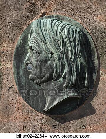 Profile relief of Joseph Gorres, publicist, base of the monument Gorres, Rheinanlagen Koblenz, Rhineland-Palatinate, Germany, Europe View Large Photo Image Picture - Profile relief of Joseph Gorres, publicist, base of the monument Gorres, Rheinanlagen Koblenz, Rhineland-Palatinate, Germany, Europe. Fotosearch