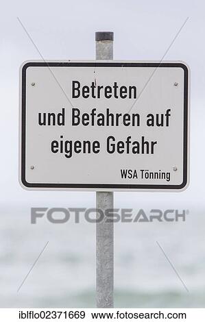 "Prohibition sign, island of Heligoland, Schleswig-Holstein, Germany, Europe" View Large Photo Image Stock Photo - "Prohibition sign, island of Heligoland, Schleswig-Holstein, Germany, Europe". Fotosearch