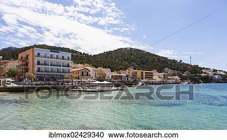 "Promenade of Puerto Andratx, fishing town of Port d'Andratx, Mallorca, Balearic Islands, Mediterranean Sea, Spain, Europe" View Large Photo Image Stock Image - "Promenade of Puerto Andratx, fishing town of Port d'Andratx, Mallorca, Balearic Islands, Mediterranean Sea, Spain, Europe". Fotosearch