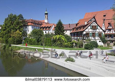 "Promenade on the Neckar River with a half-timbered house and the former Carmelite monastery, Rottenburg, Baden-Wurttemberg, Germany, Europe" View Large Photo Image Stock Image - "Promenade on the Neckar River with a half-timbered house and the former Carmelite monastery, Rottenburg, Baden-Wurttemberg, Germany, Europe". Fotosearch