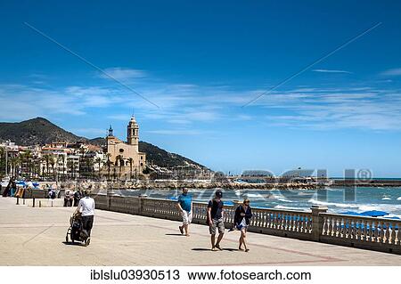 "Promenade, Sitges, Barcelona province, Catalonia, Spain, Europe" View Large Photo Image Stock Image - "Promenade, Sitges, Barcelona province, Catalonia, Spain, Europe". Fotosearch