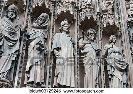 "Prophets, tympanum, west facade, Strasbourg Cathedral, Cathedrale Notre-Dame, Strasbourg, Departement Bas-Rhin, Alsace, France, Europe" View Large Photo Image Stock Photography - "Prophets, tympanum, west facade, Strasbourg Cathedral, Cathedrale Notre-Dame, Strasbourg, Departement Bas-Rhin, Alsace, France, Europe". Fotosearch