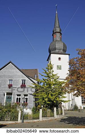 "Protestant Church, church in the historic town centre, Bergneustadt, Bergisches Land, North Rhine-Westphalia, Germany, Europe, PublicGround, Europe" View Large Photo Image Stock Photo - "Protestant Church, church in the historic town centre, Bergneustadt, Bergisches Land, North Rhine-Westphalia, Germany, Europe, PublicGround, Europe". Fotosearch