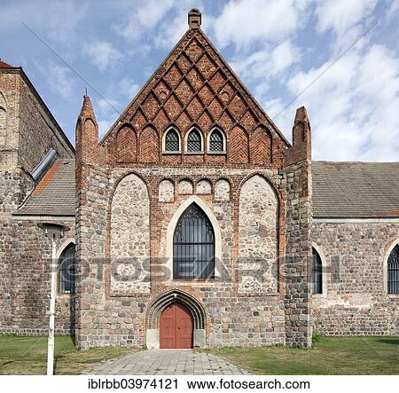 Stock Image - "Protestant Church of St. Nikolai, Pasewalk, Mecklenburg-Western Pomerania, Germany, Europe". Fotosearch