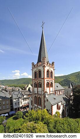 "Protestant Church of St. Peter, Bacharach, Rhineland-Palatinate, Germany, Europe" View Large Photo Image Stock Photograph - "Protestant Church of St. Peter, Bacharach, Rhineland-Palatinate, Germany, Europe". Fotosearch