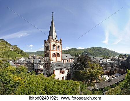 "Protestant Church of St. Peter, Bacharach, Rhineland-Palatinate, Germany, Europe" View Large Photo Image Stock Photography - "Protestant Church of St. Peter, Bacharach, Rhineland-Palatinate, Germany, Europe". Fotosearch