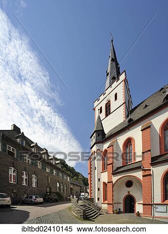 "Protestant Collegiate Church, St. Goar, UNESCO World Cultural Heritage Site, Upper Middle Rhine Valley, Rhineland-Palatinate, Germany, Europe" View Large Photo Image Stock Photography - "Protestant Collegiate Church, St. Goar, UNESCO World Cultural Heritage Site, Upper Middle Rhine Valley, Rhineland-Palatinate, Germany, Europe". Fotosearch