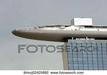 "Protruding roof garden, Skypark, Marina Bay Sands Hotel, modern architecture, Marina Bay, Central Area, Central Business District, Singapore, Asia" View Large Photo Image Stock Image - "Protruding roof garden, Skypark, Marina Bay Sands Hotel, modern architecture, Marina Bay, Central Area, Central Business District, Singapore, Asia". Fotosearch