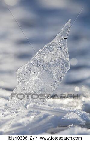 "Protruding sheets of ice on a river, Fuldabruck, Fuldabruck, Hesse, Germany, Europe" View Large Photo Image Stock Photo - "Protruding sheets of ice on a river, Fuldabruck, Fuldabruck, Hesse, Germany, Europe". Fotosearch