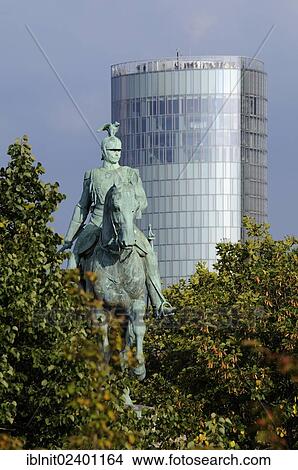 "Prussian equestrian statue of Wilhelm II at the Hohenzollern Bridge and high-rise, Cologne, North Rhine-Westphalia, Germany, Europe, PublicGround, Europe" View Large Photo Image Picture - "Prussian equestrian statue of Wilhelm II at the Hohenzollern Bridge and high-rise, Cologne, North Rhine-Westphalia, Germany, Europe, PublicGround, Europe". Fotosearch