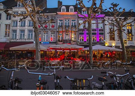 "Pub mile with heated terraces, on Vrijthof Square in the historic town centre, Maastricht, Limburg, The Netherlands, Europe" View Large Photo Image Stock Photo - "Pub mile with heated terraces, on Vrijthof Square in the historic town centre, Maastricht, Limburg, The Netherlands, Europe". Fotosearch
