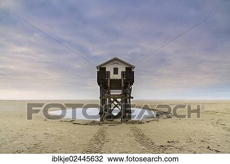 "Public toilet, stilt house, St. Peter-Ording, Eiderstedt, Northern Friesland, Schleswig-Holstein, Germany, Europe" View Large Photo Image Stock Image - "Public toilet, stilt house, St. Peter-Ording, Eiderstedt, Northern Friesland, Schleswig-Holstein, Germany, Europe". Fotosearch