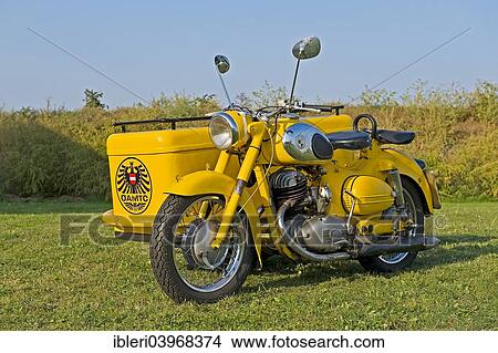 "Puch motorcycle, OAMTC, Austrian breakdown service" View Large Photo Image Picture - "Puch motorcycle, OAMTC, Austrian breakdown service". Fotosearch