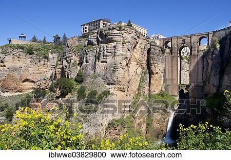 "Puente Nuevo, historic centre, Ronda, Province of Malaga, Andalusia, Spain, Europe" View Large Photo Image Stock Image - "Puente Nuevo, historic centre, Ronda, Province of Malaga, Andalusia, Spain, Europe". Fotosearch