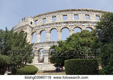 "Pula Arena, amphitheatre, Pula, Istria, Croatia, Europe" View Large Photo Image Stock Photo - "Pula Arena, amphitheatre, Pula, Istria, Croatia, Europe". Fotosearch