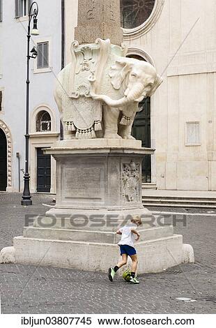 "Pulcino della Minerva, Elephant and Obelisk, elephant statue at the base of the obelisk Obelisco della Minerva, Rome, Lazio, Italy, Europe" View Large Photo Image Stock Photography - "Pulcino della Minerva, Elephant and Obelisk, elephant statue at the base of the obelisk Obelisco della Minerva, Rome, Lazio, Italy, Europe". Fotosearch