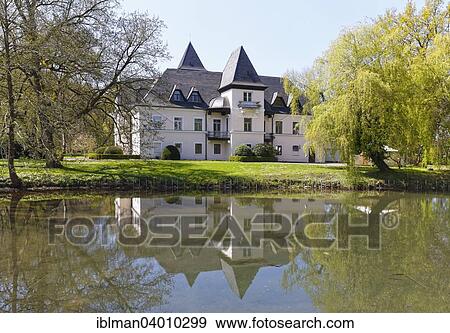 Stock Photo - "Pullach Castle, Kolbenmoor, Upper Bavaria, Bavaria, Germany, Europe". Fotosearch