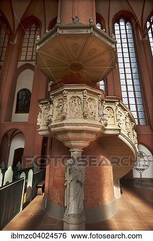 "Pulpit of the High Renaissance, 1601-1602 by David Schwenke, St. Michael's Church, 1412, Luneburg, Lower Saxony, Germany, Europe" View Large Photo Image Stock Photograph - "Pulpit of the High Renaissance, 1601-1602 by David Schwenke, St. Michael's Church, 1412, Luneburg, Lower Saxony, Germany, Europe". Fotosearch