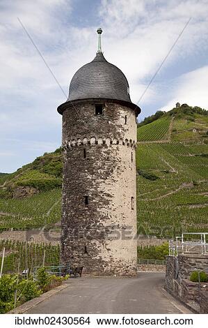 "Pulverturm, Powder Tower, also called """"The Round Tower"""", landmark of the town of Zell, Rhineland-Palatinate, Germany, Europe, PublicGround, Europe" View Large Photo Image Picture - "Pulverturm, Powder Tower, also called """"The Round Tower"""", landmark of the town of Zell, Rhineland-Palatinate, Germany, Europe, PublicGround, Europe". Fotosearch