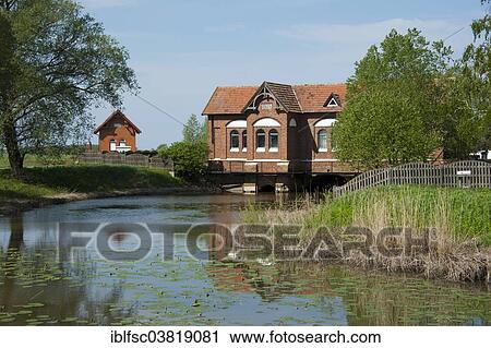 "Pumping stations of 1907 and 2007, Nemunas Delta Regional Park, Uostadvaris, Lithuania, Baltic States, Europe" View Large Photo Image Stock Image - "Pumping stations of 1907 and 2007, Nemunas Delta Regional Park, Uostadvaris, Lithuania, Baltic States, Europe". Fotosearch