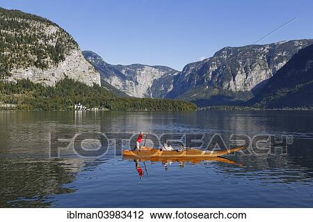 "Punt on Lake Hallstatt or Hallstatter See, Hallstatt, Salzkammergut, UNESCO world heritage site Hallstatt-Dachstein Salzkammergut, Upper Austria, Austria, Europe" View Large Photo Image Stock Image - "Punt on Lake Hallstatt or Hallstatter See, Hallstatt, Salzkammergut, UNESCO world heritage site Hallstatt-Dachstein Salzkammergut, Upper Austria, Austria, Europe". Fotosearch