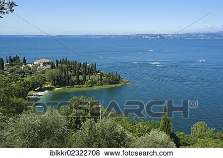 Stock Photo - "Punta San Vigilio, Lake Garda, Italy, Europe". Fotosearch