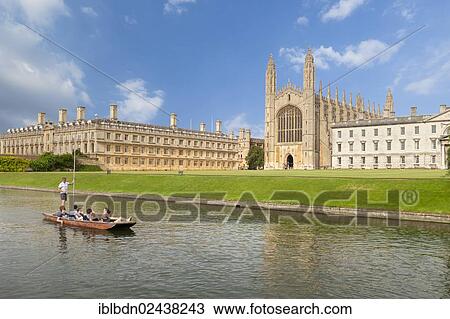 "Punts on the river Cam at King's College in Cambridge, England, United Kingdom, Europe" View Large Photo Image Stock Image - "Punts on the river Cam at King's College in Cambridge, England, United Kingdom, Europe". Fotosearch