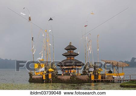 Stock Photo - "Pura Ulun Danu Bratan or Pura Bratan Water Temple on Lake Bratan, Bali, Indonesia, Asia". Fotosearch